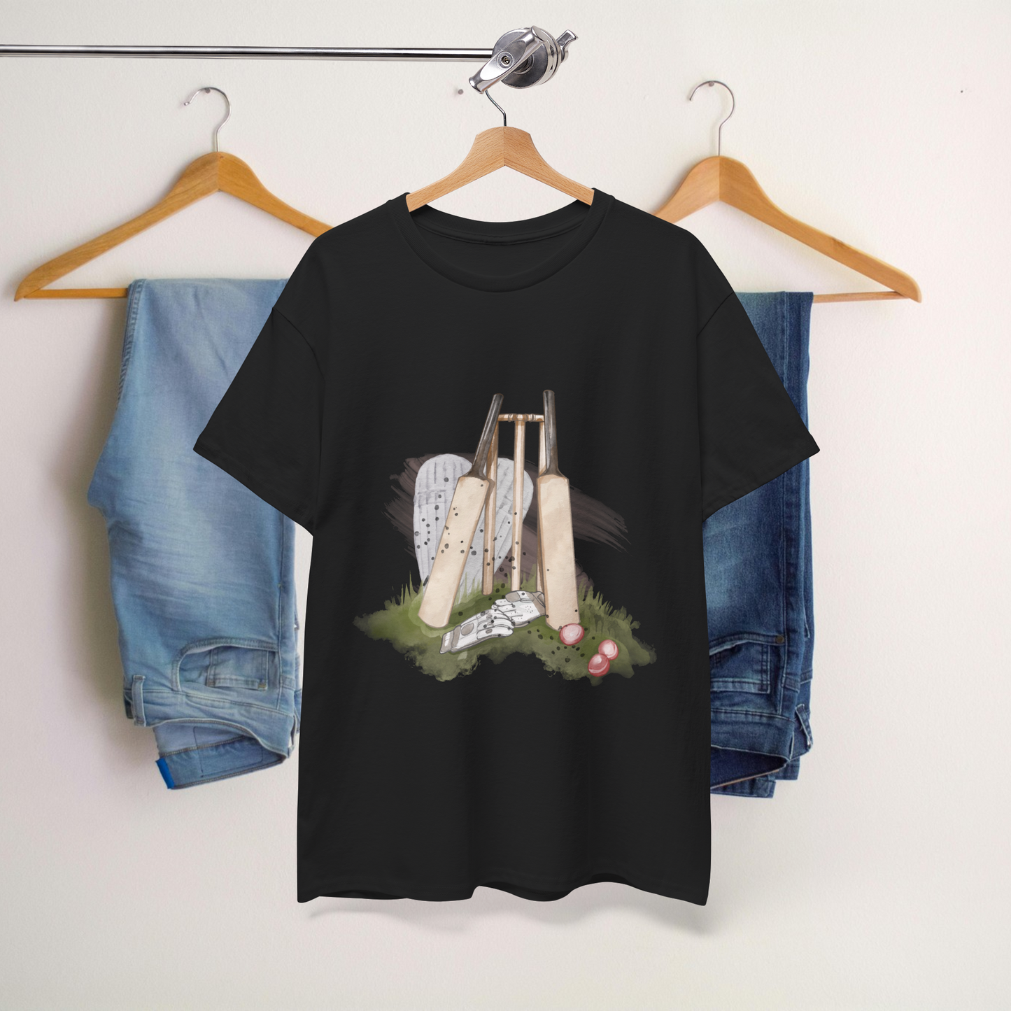 Cricket Field Black Tees